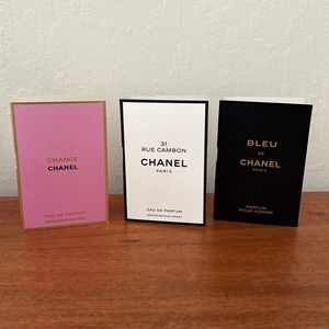 Chanel fragrance samples